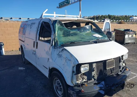 2000 GMC Savana Standard из США, поврежденный, VIN 1GTHG35R8Y1140715